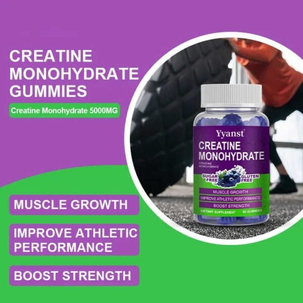 Creatine Monohydrate Energy Boost Gummies