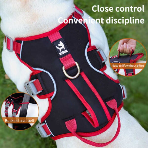 High-End Reflective Breathable Chest Vest Pet Harness