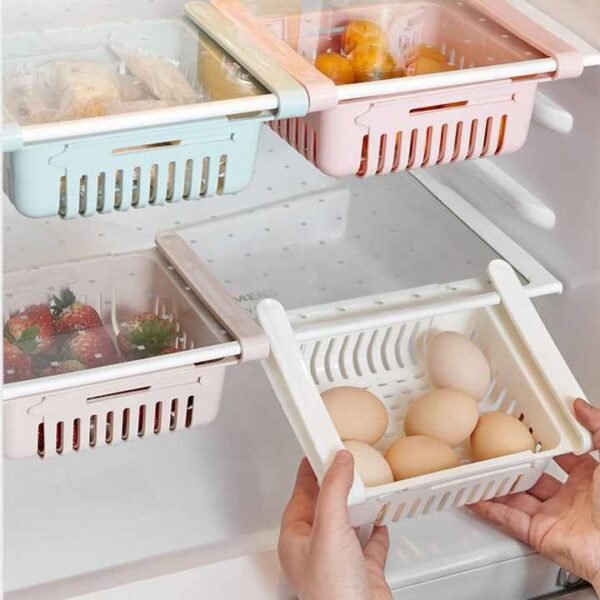 Pull-Out Refrigerator Storage Rack