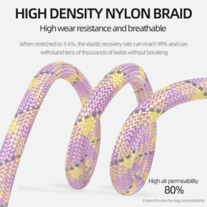 High-Quality Reflective Nylon Dog Rope Leash