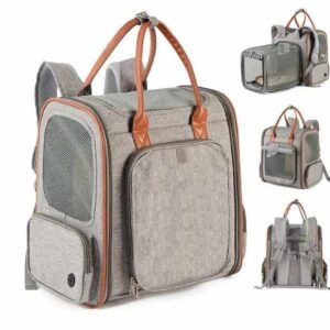 Outdoor Travel Expandable Pet Carrier Backpack